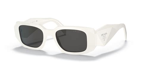 Prada PR 17WS 49 Dark Grey & Talc Sunglasses.